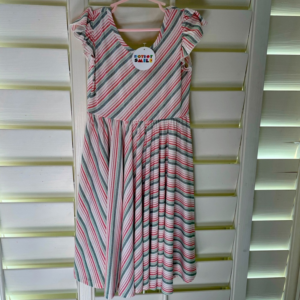 Dot dot smile empire dress size 7 NWT